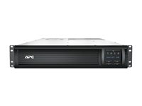 APC Smart-UPS 2200VA LCD RM - UPS (kan monteras i rack) - AC 230 V - 1980 Watt - 2200 VA - Ethernet, RS-232, USB - utgångskontakter: 9 - 2U - med APC UPS Network Management Card - för P/N: AR3103SP, AR3106SP, AR4024SP, AR4024SPX429, AR4024SPX431, AR4024SPX432, NBWL0356A SMT2200RMI2UNC