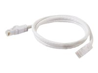 C2G Cat6 Booted Unshielded (UTP) Network Patch Cable - Patch-kabel - RJ-45 (hane) till RJ-45 (hane) - 1 m - UTP - CAT 6 - formpressad, hakfri, tvinnad - vit 83486