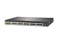 HPE Aruba 2930M 24 Smart Rate POE+ 1-Slot - Switch - L3 - Administrerad - 24 x 1/2.5/5GBase-T POE+ - rackmonterbar - PoE+ (860 W) JL324A