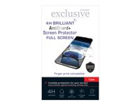 Insmat Exclusive AntiShard+ - Skärmskydd för mobiltelefon - helskärm, 4 H Brilliant - film - transparent 861-1700