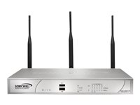 SonicWall NSa 250M Wireless-N - Säkerhetsfunktion - med 1 års Dynamic Support 8X5 - 5 portar - 1GbE - Wi-Fi - 2.4 GHz, 5 GHz - 1U 01-SSC-4664