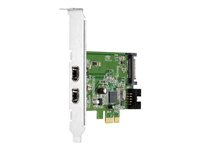 HP - FireWire-adapter - PCIe - FireWire x 2 - för HP 50X, 60XX, Elite 8000, Elite 8100; Pro 2000, 30XX, 3115; Workstation z210 BW851AA