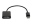 HP - DisplayPort-adapter - enkel länk - DisplayPort (hane) till DVI-D (hona) - 19 cm - sprintlåsning