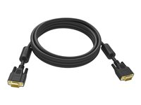 Vision Professional - VGA-kabel - HD-15 (VGA) (hane) till HD-15 (VGA) (hane) - 15 m - tumskruvar - svart TC 15MVGAP/BL