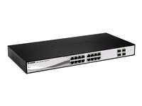 D-Link Web Smart DGS-1210-16 - Switch - Administrerad - 16 x 10/100/1000 + 4 x kombinations-SFP - skrivbordsmodell DGS-1210-16