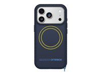 OtterBox Sole Series - Baksidesskydd för mobiltelefon - MagSafe-kompatibilitet - slitstark tyg - verkligt tyst (blå) - för Apple iPhone 17 Pro 77-99405