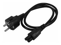 StarTech.com 3m (10ft) Laptop Power Cord, EU Schuko to C5, 2.5A 250V, 18AWG, Notebook / Laptop Replacement AC Cord, Printer/Power Brick Cord, Schuko CEE 7/7 to Clover Leaf IEC 60320 C5 - Laptop Charger Cable (753E-3M-POWER-LEAD) - Strömkabel - power CEE 7/7 (P) till IEC 60320 C5 - AC 250 V - 2.5 A - 3 m - formpressad - svart - Europa 753E-3M-POWER-LEAD
