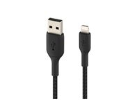 Belkin BoostCharge - Lightning-kabel - Lightning hane till USB hane - 1 m - svart CAA002BT1MBK