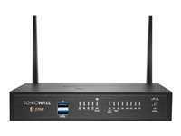 SonicWall TZ270W - Essential Edition - säkerhetsfunktion - 1GbE - Wi-Fi 5 - 2.4 GHz, 5 GHz - SonicWall säkerhetsuppgradering, plusprogram (2 år) - skrivbord 02-SSC-6860