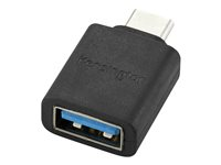 Kensington CA1010 - USB-adapter - 24 pin USB-C (hane) till USB typ A (hona) - 5 V - 3 A - halogenfri, formpressad - svart K33477WW