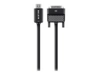 Belkin - Adapterkabel - HDMI hane till DVI-D hane - 3.7 m - skärmad - svart AV10089EB12-APL