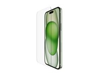 Belkin ScreenForce - Skärmskydd för mobiltelefon - glas - för Apple iPhone 14 Pro Max, 15 Plus SFA100EC