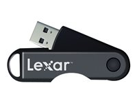 Lexar JumpDrive TwistTurn - USB flash-enhet - 32 GB - USB 2.0 - grå LJDTT32GABEU