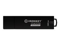 IronKey D300S Managed - USB flash-enhet - krypterat - FIPS 140-2 Level 3 - 32 GB - USB 3.1 Gen 1 - TAA-kompatibel IKD300SM/32GB