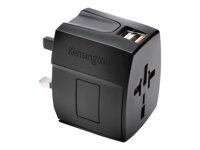 Kensington International Travel Adapter - Strömadapter - svart K38120WW