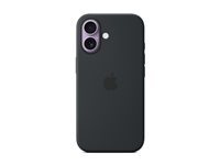 Apple - Baksidesskydd för mobiltelefon - MagSafe-kompatibilitet - silikon - svart - för iPhone 17 MGF14ZM/A