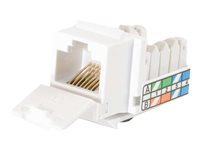 C2G Cat5e 90º Keystone Jack - Trapetsjack - CAT 5e - UTP - RJ-45 - vit 81308