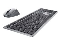 Dell Premier Multi-Device KM7321W - Sats med tangentbord och mus - trådlös - 2.4 GHz, Bluetooth 5.0 - QWERTY - hela norden - Titan gray - med 3 years NBD Advance Exchange - för Latitude 7320 Detachable; XPS 17 9710 KM7321WGY-NOR