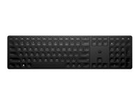 HP 455 - Tangentbord - programmerbar - trådlös - 2.4 GHz - hela norden - svart - för HP 34; Elite Mobile Thin Client mt645 G7; ZBook Firefly 14 G9; ZBook Fury 16 G9 4R177AA#UUW