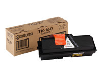 Kyocera TK 160 - Svart - original - tonersats - för FS-1120D, 1120D/KL3, 1120DN, 1120DN/KL3 1T02LY0NL0