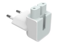 Vision - Adapter för effektkontakt - power IEC 60320 C7 till power CEE 7/7 - vit - Europa TC-PF8AEU