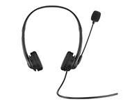 HP G2 - Headset - på örat - kabelansluten - USB - skuggsvart - för HP 245 G9, 256 G8, 25X G9, 34, 470 G9; EliteBook 1040 G9, 65X G9; ProBook 44X G9, 45X G9 428K6AA