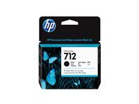 HP 712 - 80 ml - svart - original - DesignJet - bläckpatron - för DesignJet Studio, T210, T230, T250, T630, T650 3ED71A