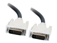 C2G - DVI-kabel - dubbel länk - DVI-D (hane) till DVI-D (hane) - 2 m 81189
