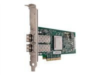 QLogic 8Gb FC Dual-port HBA for IBM System x - Värdbussadapter - PCIe 2.0 x8 låg profil - 8Gb Fibre Channel x 2 - Express Seller - för System x3100 M5; x3250 M6; x32XX M2; x34XX; x3550 M2; x3650 M2; x3650 M4 HD; x3950 M2 49Y3761