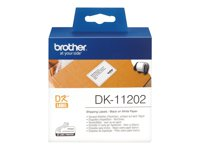 Brother DK-11202 - Svart på vitt - 62 x 100 mm 300 etikett (er) (1 rulle/rullar x 300 transportetiketter - för Brother QL-1050, 1060, 1110, 500, 550, 560, 570, 580, 600, 650, 700, 710, 720, 820 DK11202