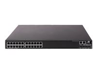 HPE 5130-24G-4SFP+ 1-slot HI - Switch - L3 - Administrerad - 24 x 10/100/1000 + 4 x 10 Gigabit SFP+ - rackmonterbar JH323A