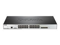 D-Link DWS 3160 - Switch - Administrerad - 20 x 10/100/1000 (PoE) + 4 x kombinations-Gigabit SFP - rackmonterbar - PoE DWS-3160-24PC