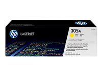 HP 305A - Gul - original - LaserJet - tonerkassett (CE412A) - för LaserJet Pro 300 M351, 400 M451, MFP M375, MFP M475 CE412A