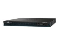 Cisco 2901 Voice Bundle - Router - röst/faxmodul 1GbE - WAN-portar: 2 - rackmonterbar, väggmonterbar C2901-CME-SRST/K9