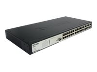 D-Link xStack DES-3200-28 - Switch - Administrerad - 24 x 10/100 + 4 x kombinations-Gigabit SFP - skrivbordsmodell DES-3200-28