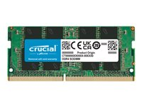 Crucial - DDR4 - modul - 8 GB - SO DIMM 260-pin - 3200 MT/s / PC4-25600 - CL22 - 1.2 V - ej buffrad - icke ECC CT8G4SFRA32A