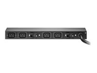 APC Basic Rack PDU AP6032A - Kraftdistributionsenhet (kan monteras i rack) - AC 200-240 V - ingång: IEC 60309 32A - utgångskontakter: 4 (IEC 60320 C19 16A) - 3.65 m sladd - för P/N: AR3103SP, AR3106SP, SRT1000RMXLI, SRT1000RMXLI-NC, SRT10RMXLIX806, SRT5KRMXLW-TW AP6032A