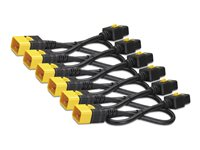 APC Power Cord Kit - Strömkabel - IEC 60320 C19 till IEC 60320 C20 - 16 A - 61 cm - röd (paket om 6) - för P/N: SMT2200I-AR, SMT2200R2I-AR, SMT3000I-AR, SMT3000R2I-AR, SMX3000HVTUS, SRT10RMXLIX806 AP8716SX340