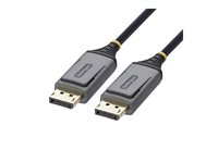 StarTech - DisplayPort-kabel - DisplayPort (hane) spärrad till DisplayPort (hane) spärrad - DisplayPort 1.4 - 25 m - Active Optical Cable (AOC), hybrid, plenumklassad, 8K60Hz stöd, upp till 32,4 Gbps datahastighet, Enkelriktad - svart 8K-AOC-25M-DP-CABLE