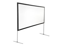 Multibrackets M Fast-fold - Projektorduk - 120" (304 cm) - 16:10 - Matte White - svart 7350073731978