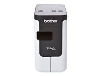 Brother P-Touch PT-P700 - Etikettskrivare - termisk överföring - Rulle (2,4 cm) - 180 dpi - upp till 30 mm/sek - USB 2.0 - kniv PTP700ZW1