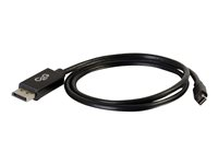 C2G 1m Mini DisplayPort to DisplayPort Adapter Cable 4K UHD - Black - DisplayPort-kabel - Mini DisplayPort (hane) till DisplayPort (hane) - 1 m - svart 84300