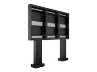 Multibrackets M - Monteringssats (totem) - för 3 LCD-bildskärmar - svart - skärmstorlek: 55" - monteringsgränssnitt: 1186 x 560 - väggmonterbar - för Samsung OH55A-S, OH55F 7350022736603