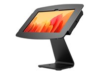 Compulocks Galaxy Tab A7 10.4" Space Enclosure Rotating Counter Stand - Monteringssats (fot för stativ, hölje) - för surfplatta - låsbar - höggradig aluminium - svart - skärmstorlek: 10.4" - monteringsgränssnitt: 100 x 100 mm - bänkskiva - för Samsung Galaxy Tab A7 (10.4 tum) 303B104GA7SB