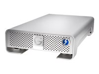 G-Technology G-DRIVE GDRETHU3EB30001BDB - Hårddisk - 3 TB - extern (desktop) - USB 3.0 / Thunderbolt - 7200 rpm - integrerad kylfläns - silver 0G03125