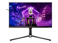 AOC Gaming AG324UX - AGON Series - LED-skärm - spel - 32" (31.5" visbar) - 3840 x 2160 4K @ 144 Hz - IPS - 350 cd/m² - 1000:1 - DisplayHDR 400 - 1 ms - 2xHDMI, DisplayPort, USB-C - högtalare - svart AG324UX