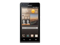 Huawei Ascend G6 4G - 4G pekskärmsmobil - RAM 1 GB / Internal Memory 8 GB - microSD slot - LCD-skärm - 4.5" - 960 x 540 pixlar - rear camera 8 MP - svart 51059276