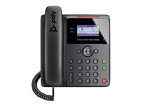 Poly Edge B10 - VoIP-telefon med nummerpresentation/samtal väntar - 5-vägs samtalsförmåg - SIP, SDP - 8 linjer - svart 84C19AA#ABB