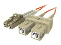 Belkin - Nätverkskabel - LC/PC-multiläge (hane) till SC/PC multiläge (hane) - 2 m - fiberoptisk - 50/125 mikron F2F402L7-02M