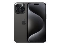 Apple iPhone 15 Pro Max - 5G smartphone - dual-SIM / Internal Memory 512 GB - OLED-skärm - 6.7" - 2796 x 1290 pixels (120 Hz) - 3 st. bakre kameror 48 MP, 12 MP, 12 MP - front camera 12 MP - svart titan MU7C3QN/A